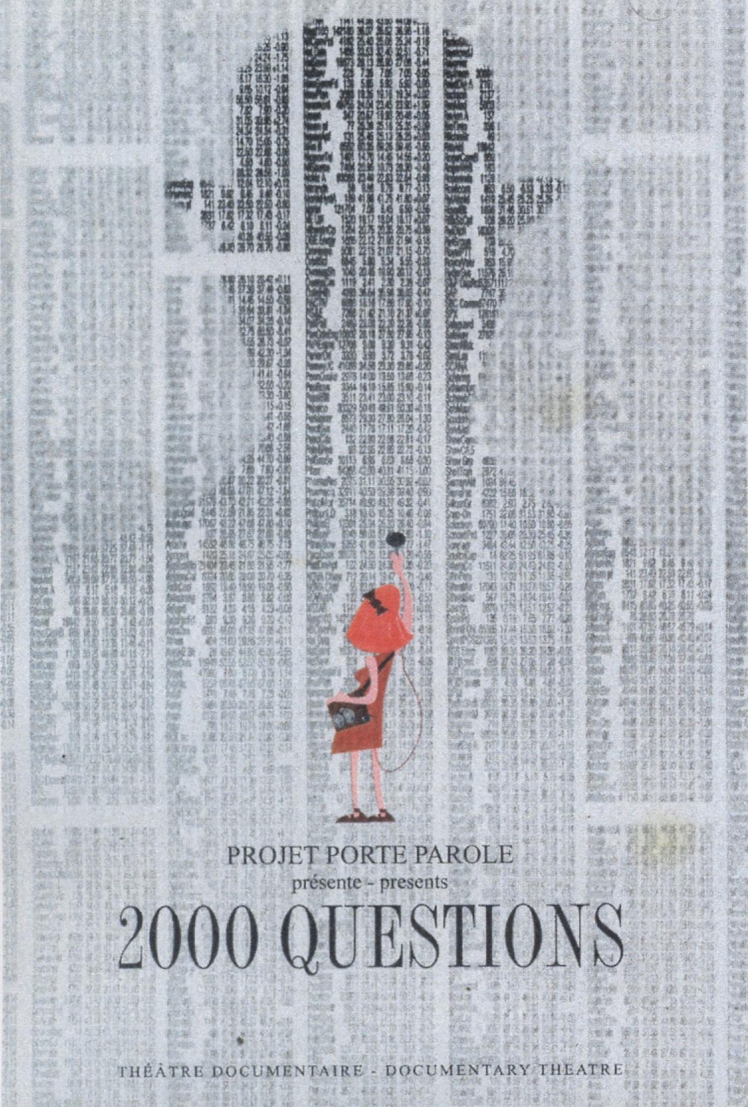 2000 Questions (2002) Carte postale (recto)