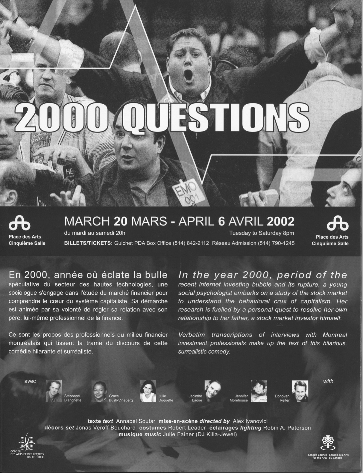 Programme de 2002 sur la pièce 2000 Questions