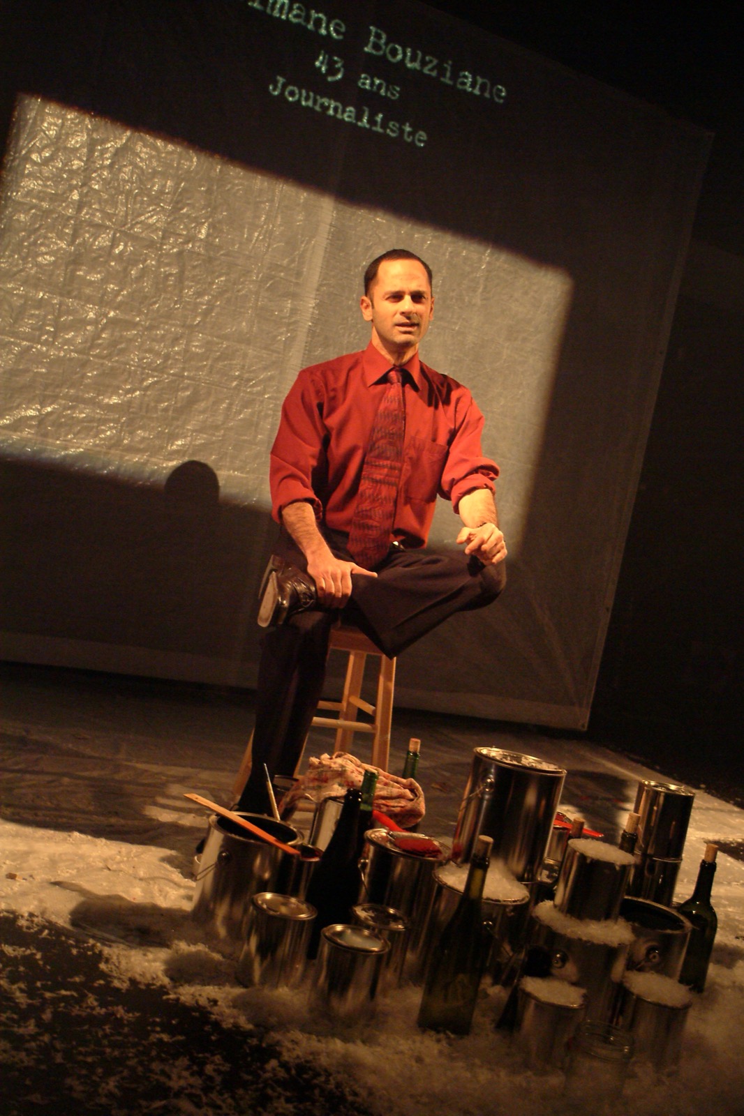 Montréal la blanche, de Bachir Bensaddek (2004) Pièce de théâtre documentaire de Porte Parole