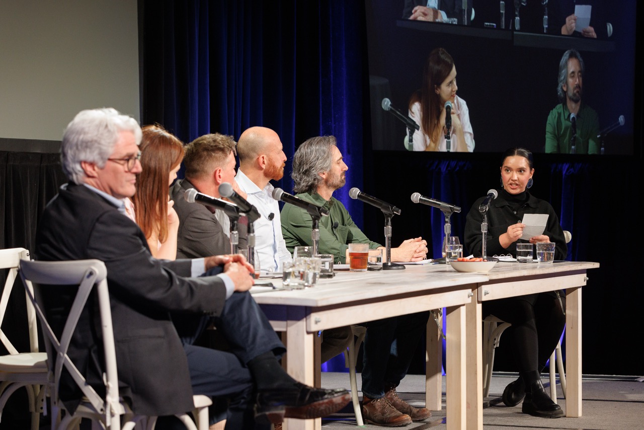 Bruce Dinsmore, Ruth Goodwin, Brett Watson, Alex Ivanovici, Gord Rand and Julie Lumsden in The Assembly - Energy in Canada at the GLOBExCHANGE conference | February 12 2025 | © Photo by William Suarez