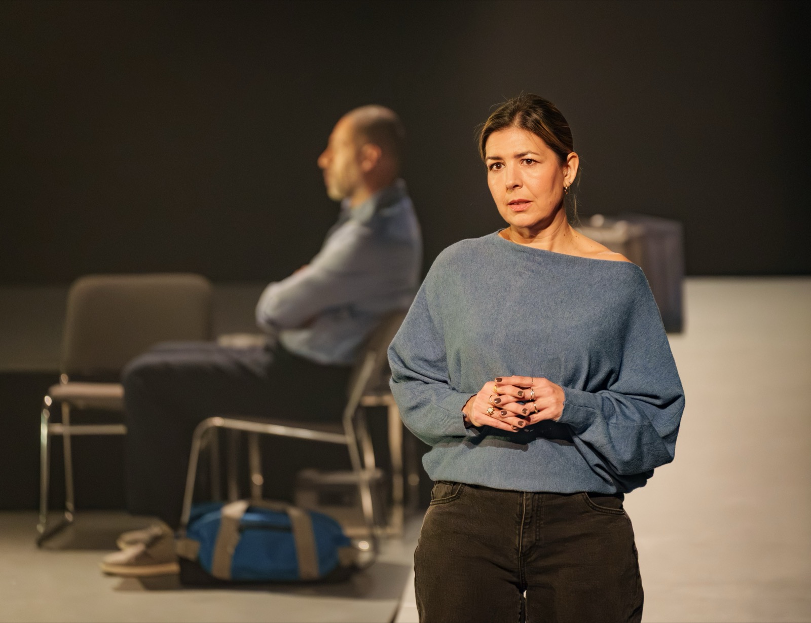 Club sandwich mayonnaise | Théâtre documentaire - Porte Parole | par Manuelle Légaré | Crédit photo : Maxime Côté