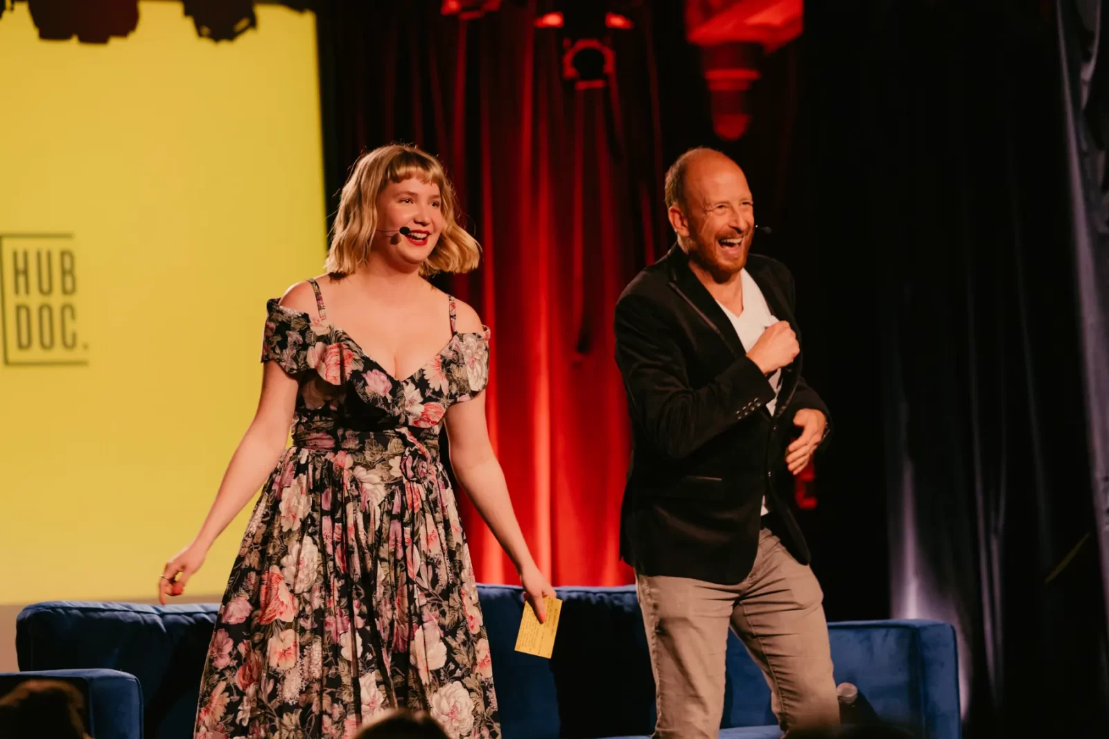 Les Pitchs Porte Parole 2025 | Sara Karel Chiasson & Alex Ivanovici | Photo: Camille Gladu-Drouin
