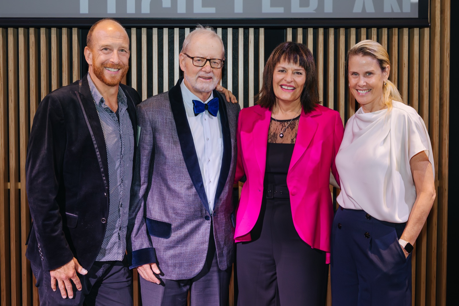 Alex Ivanovici, Barry Cole, Lucie Leblanc, Annabel Soutar | Lucie Leblanc : lauréate du prix Citoyen·ne-Artiste 2025 de Porte Parole | Photos de la soirée | Photo : Béatrice Flynn