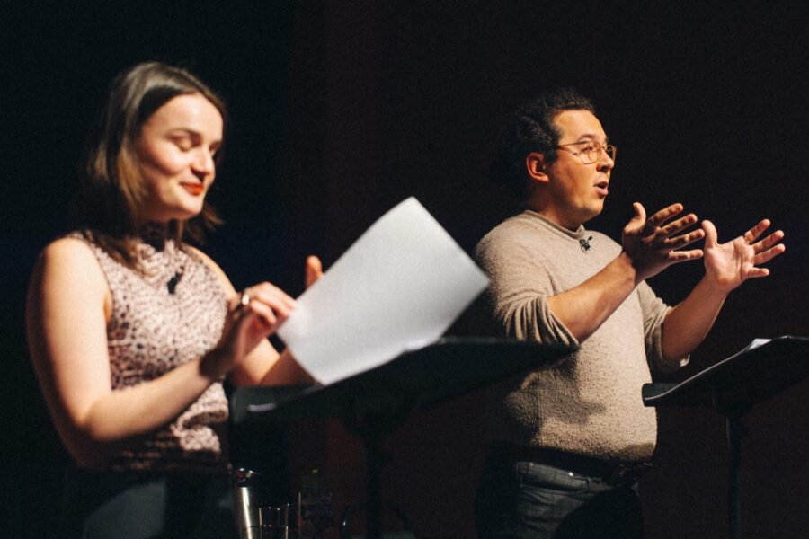 Aude Seppey et Marc-Antoine Morin | Novembre, 25 ans plus tard | Événement anniversaire 25 ans de Porte Parole | Théâtre documentaire